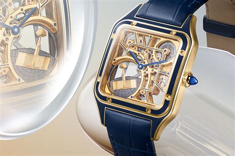 skeleton cartier santos|cartier santos dumont skeleton 2023.